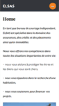Mobile Screenshot of elsas.be